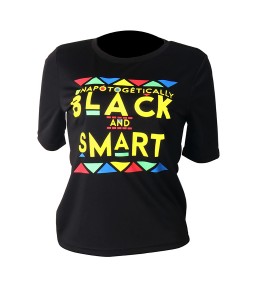 Lovely Casual Round Neck Letter Printed Black Polyester T-shirt