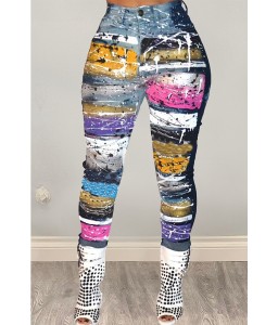 Lovely Trendy Printed Multicolor Pants