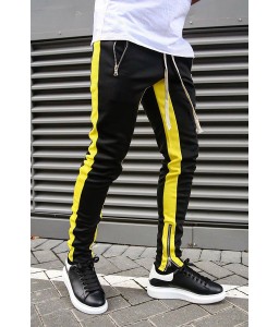 Lovely Street Patchwork Yellow Pants